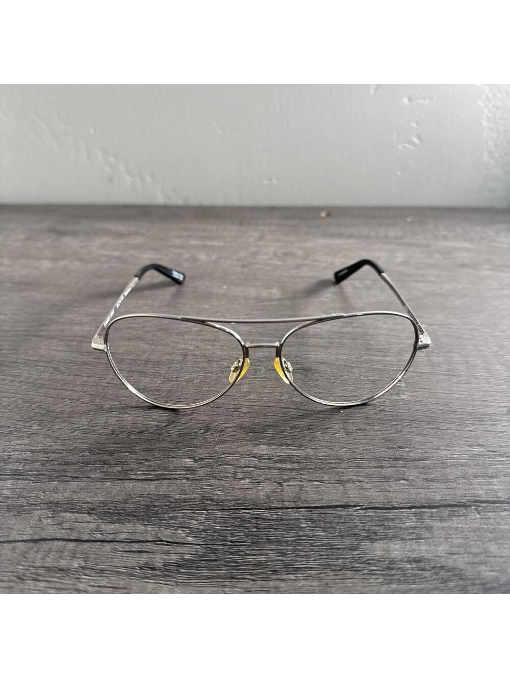 SPY Optic Sunglasses Whistler Aviator Unisex FRAMES ONLY Silver/Grey 58[]14 140
